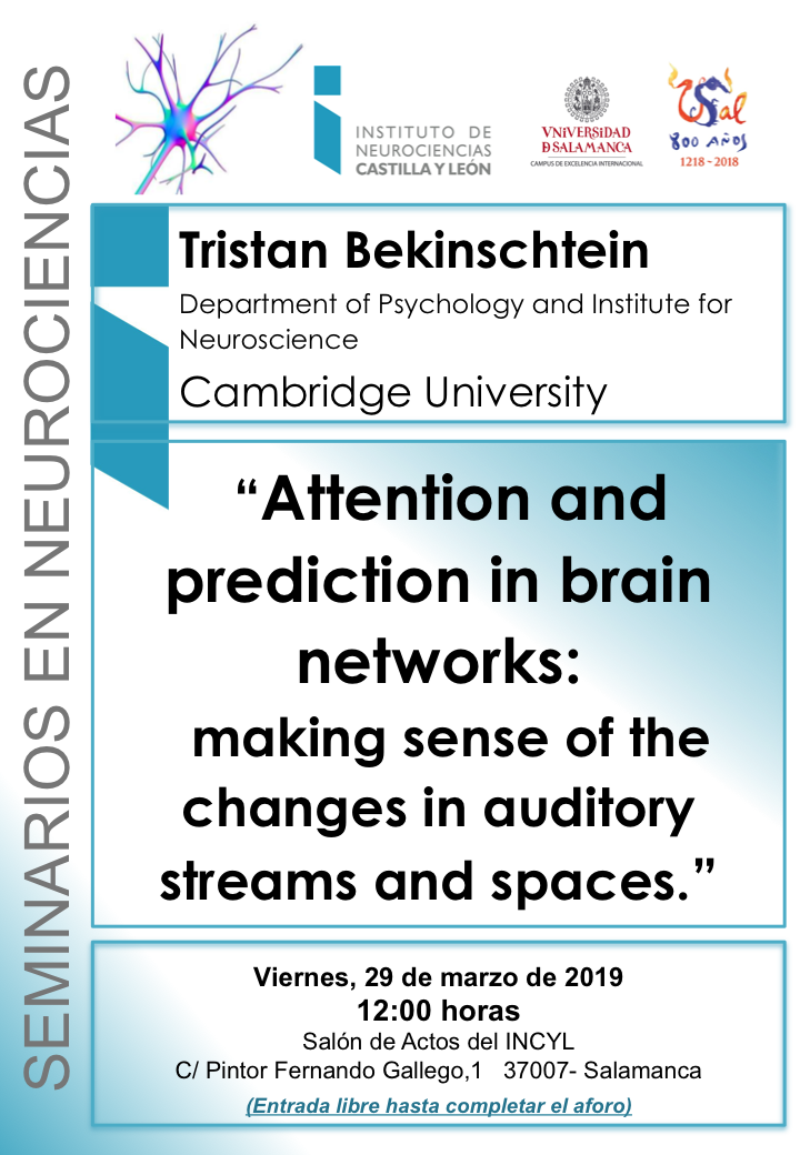Seminarios Neurociencias 2019: Tristan Bekinschtein, 29 de marzo